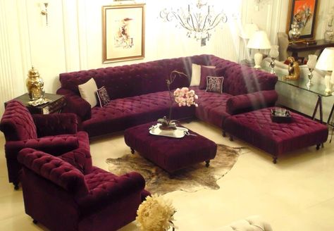 Maroon sitting interior Maroon Bedding, Maroon Sofas, L Type Sofa, Sofa Bed For Small Spaces, Maroon Colour, Red Sofa, Contemporary Bed, Diy Crafts Room Decor, Dream House Interior