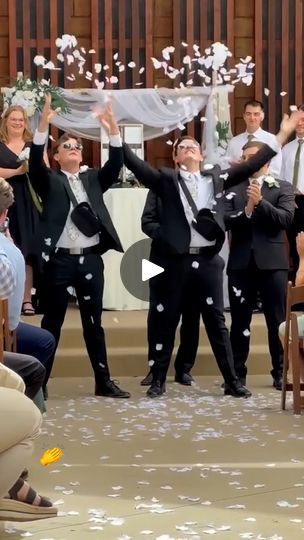 679K views · 22K reactions | Your sign to have flower bros at your wedding 🌼 | They fully stole the show 🌼😄👏 | By Lessons Learned In LifeFacebook Flower Girl Baskets, Lessons Learned, Future Wedding, Wedding Stuff, Wedding Party, Flower Girl, Party Ideas, Baskets, Wedding Ideas