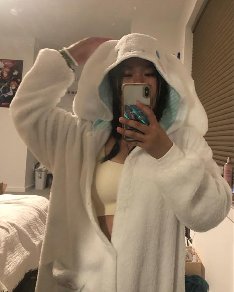 Bunny Onesie Aesthetic, Sanrio Onsies, Onesies Pajamas, Aesthetic Onsies, Onesie Sanrio, Oversized Onesie, Cinnamon Roll Onesie, Onsies Pajamas, Onsies Pjs