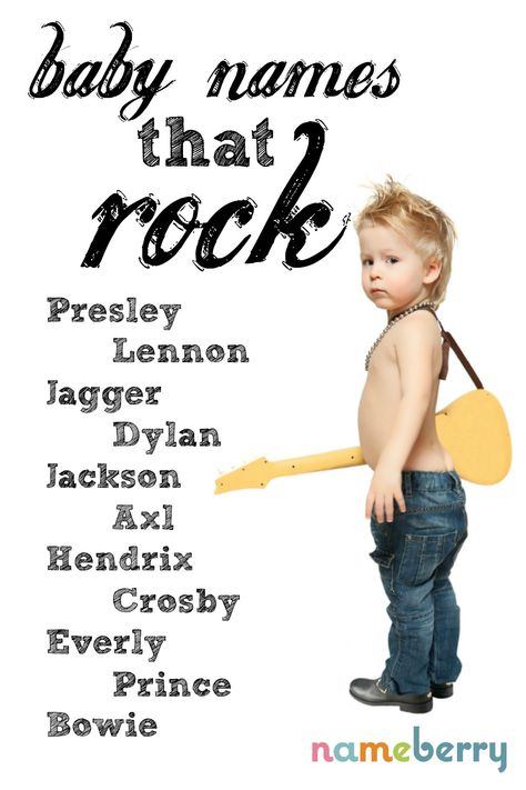 Rock And Roll Baby Names, Music Baby Names, Diy Planning, Random Baby, Baby Name Generator, Boy Girl Names, Mommy Things, Unique Boy Names, Names Girl