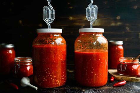 How to Make Lacto-Fermented Hot Sauce | Nourishing Meals® Korean Keto, Fermented Chili Sauce, Fermented Hot Sauce With Fruit, Fermented Chilli Sauce, Lacto Fermented Hot Sauce, Fermented Thai Chili Sauce, Fermented Hot Pepper Sauce, Fermented Hot Sauce Recipe, Pepper Garden