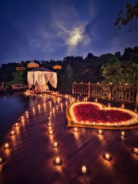 Honeymoon Ideas Romantic Places, Marry Me Beach Proposal Night, Places To Get Proposed To, Bali Proposal Ideas, Wedding Honeymoon Places, Bali Proposal, Bali Honeymoon Romantic, Honeymoon Ideas Romantic, Romantic Honeymoon Ideas