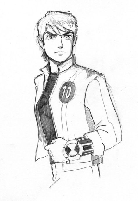 Ben by Redwarrior3 on DeviantArt Ben 10 Drawing, Ben Ten, Ben 10 Ultimate Alien, Alien Drawings, Generator Rex, Ben 10 Alien Force, Ben 10 Comics, Ben 10 Omniverse, Animatronic Fnaf