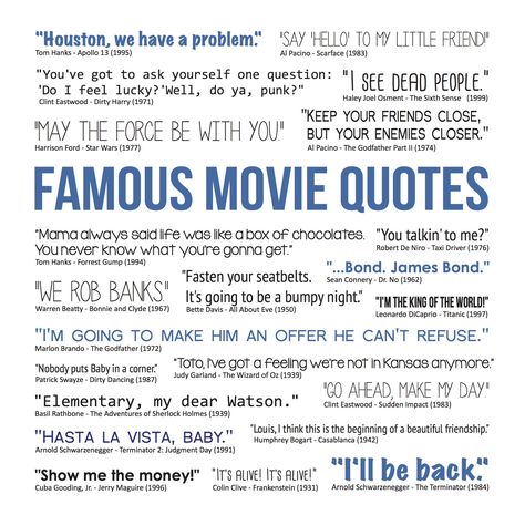 Famous Movie Quotes Life In A Year Movie Quotes, Cool Quotes From Movies, Graduation Movie Quotes, Senior Phrases, Graduation Quotes From Movies, Famous Movie Dialogues Hollywood, Famous Lines From Movies, Movie Dialogues Aesthetic, Iconic Movie Quotes Funny