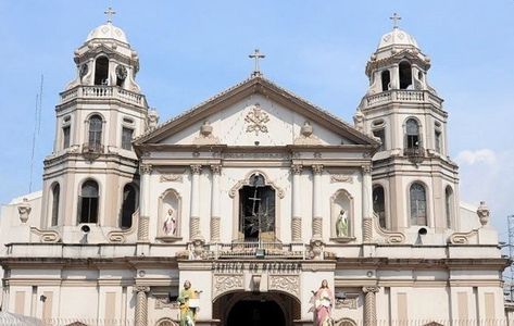 The Minor Basilica of the Black Nazarene, known canonically as the Parish of Saint John the Baptist and also known as Quiapo Church is a prominent basilica in the district of Quiapo in the city of Manila, Philippines. The basilica is famous home for the Black Nazarene, a dark statue of Jesus Christ said to be miraculous. Quiapo Church holds a novena every Friday, Quiapo Day, in honour of the Black Nazarene, and is attended by thousands of devotees. Church Philippines, Quiapo Church, Black Nazarene, Saint John The Baptist, Bataan, Cathedral Architecture, Siargao, Baroque Design, Wallpaper Patterns