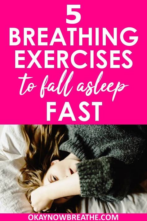 The majority of us would love to improve our quality of sleep. Here are 5 breathing exercises to help you fall asleep faster tonight. #selfcare #mentalhealth #sleep Breathing Exercises For Sleep, Evening Habits, Sleep Ideas, How Can I Sleep, Help Sleep, Daylily Garden, Fall Asleep Fast, Yoga Breathing, How To Stop Snoring