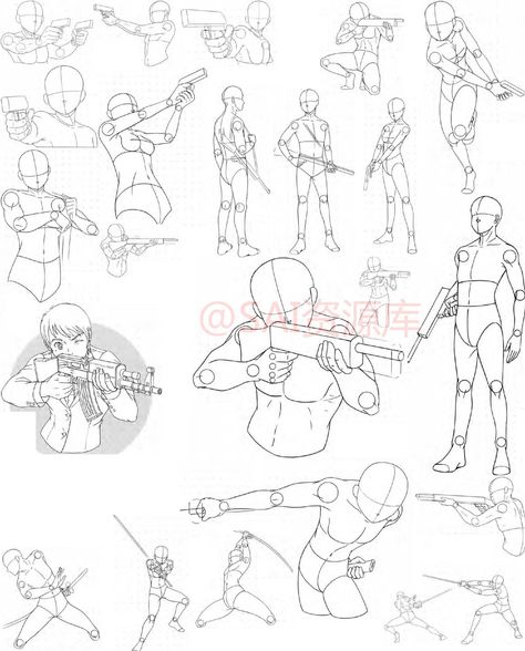 Action Poses With Swords Reference, Battle Pose Drawing Reference Two People, Holding Swords Pose Reference Drawing, Battle Poses Drawing Base, Holding A Shotgun Reference Drawing, Poses With Swords Reference, Battle Pose Drawing Reference, Holding Swords Reference Drawing, Reference Drawing Pose Male