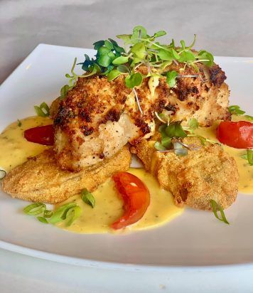 Crab Stuffed Grouper, Fish Recipes Easy, Shrimp Sauce Recipe, Grouper Fish Recipes, Grouper Recipe, Parmesan Fish, Grouper Recipes, Hungry Man, Crab And Shrimp