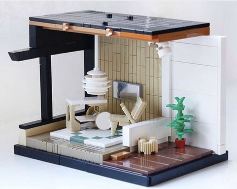 Lego Sofa, Lego Yacht, Lego Living Room, Lego Interior Design, Lego Home, Lego Room Decor, Lego Basic, Lego Hotel, Lego House Ideas