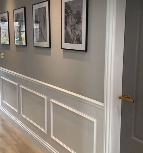 Wainscoting Kits, Hallway Designs, Arch Design, Wall Molding, Design Del Prodotto, Wainscoting, Hallway Decorating, House Inspo, Moldings And Trim