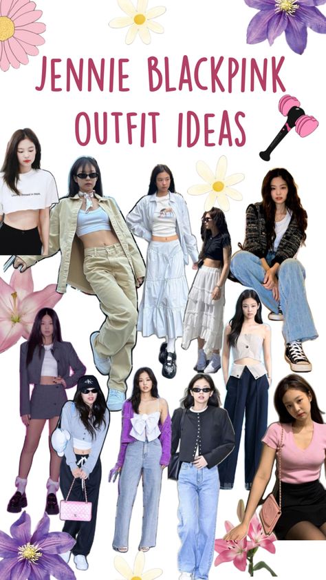 Korean fashion Blackpink Outfits Ideas, Blackpink Outfits, Korean Wave, Outfits Ideas, Fitness Inspo, Workout Videos, Outfit Ideas, Cute Outfits, Fashion Outfits