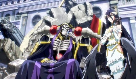 Albedo And Ainz, Overload Anime, Wallpaper Ideas, Season 4, Anime Chibi, Season 1, Vocaloid, Submarine, Geek Stuff