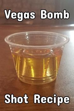 Johnny Vegas Shot Recipe, Vegas Bomb, Yummy Shots, Bartending Drinks, Bomb Shots, Shots Alcohol Recipes, Bar Shots, Hey Bartender, Liquor Shots