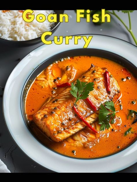 Goan Fish Curry, Curry Masala, Fish Curry Recipe, Curry Ingredients, Fish Curry, White Fish, Vegetable Oil, Coconut Oil, Coconut