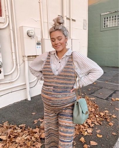 Quirky Maternity Outfits, Free People Pregnant Maternity Styles, Bre Sheppard Pregnant, Free People Maternity, Maternity Workwear, Pregnacy Fashion, Pregnancy Fashion Fall, Maternity Work Wear, Casual Maternity Outfits