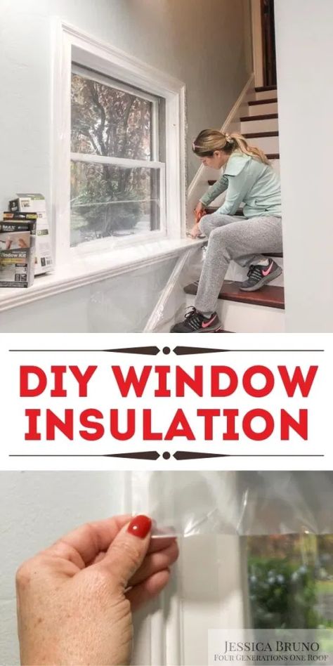 How to insulate a drafty window for the cold winter months Window Insulation Diy, Diy Insulation, Drafty Windows, Window Inserts, Winter Window, Homeward Bound, Window Seal, Interior Windows, Best Windows