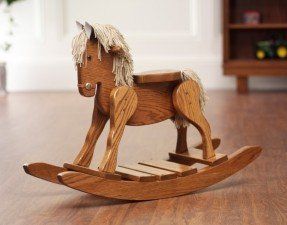 Amish rocking horse acres stain Rocking Horse Diy, Rocking Horse Woodworking Plans, Rocking Horse Plans, Wood Rocking Horse, Rocking Toy, Wooden Rocking Horse, Wooden Horse, Wooden Baby Toys, Kids Wooden Toys