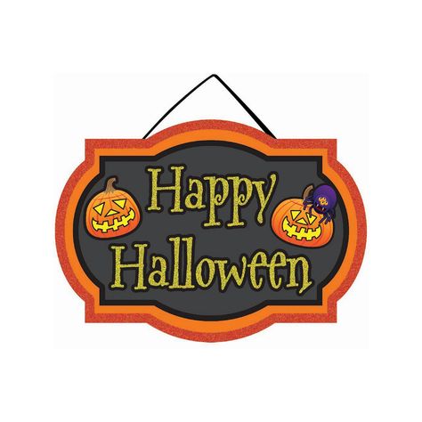 Free Shipping. Buy Mini Sign - Happy Halloween at Walmart.com Happy Halloween Sign, Vampire Party, Annual Halloween Party, Happy Halloween Signs, Horror Party, Halloween Supplies, Halloween Sign, Halloween This Year, Fun Signs