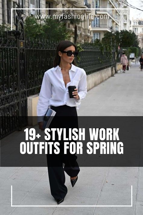 Spring 2025 | Cute Spring Outfits | Outfit Ideas | Spring inspo #spring #springoutfits #summeroutfits First Day New Job Outfit, Professional Outfits Women Spring, Womens Smart Casual Outfits, Monday Office Outfit, First Day At Work Outfit, Work Attire Casual Office Wear, Work Meeting Outfits, Spring Work Outfits Office Chic, First Day Of Work Outfit