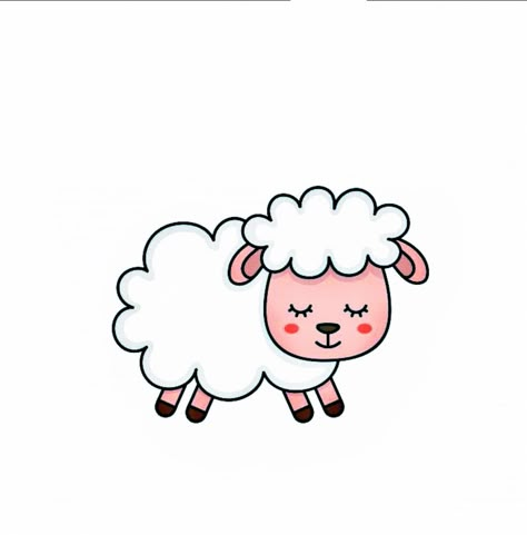 Sheep Mobile, Diy Eid Gifts, Eid Banner, Graduation Wallpaper, Sheep Drawing, Sheep Cartoon, Sheep Illustration, Eid Stickers, Baby Applique