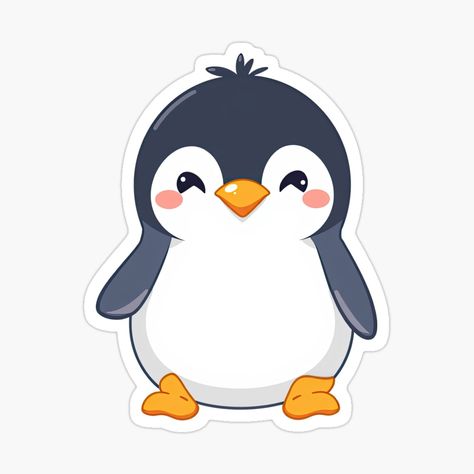 Get my art printed on awesome products. Support me at Redbubble #RBandME: https://www.redbubble.com/i/sticker/Cute-penguin-smile-by-Irina2d/165496579.EJUG5?asc=u Sesame Place, Smile Sticker, Penguin Birthday, Cute Penguin, Cute Penguins, Penguins, My Art, Awesome Products, Art Prints