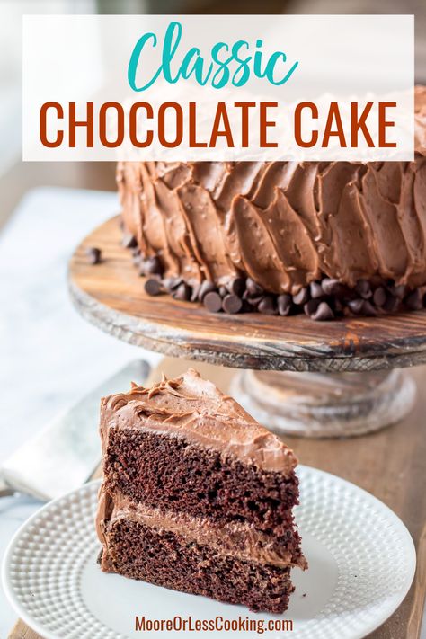 The Most Amazing Chocolate Cake, Most Amazing Chocolate Cake, National Chocolate Cake Day, Chocolate Buttercream Frosting Recipe, Amazing Chocolate Cake, Perfect Chocolate Cake, Future Chef, Amazing Chocolate Cake Recipe, Homemade Chocolate Cake