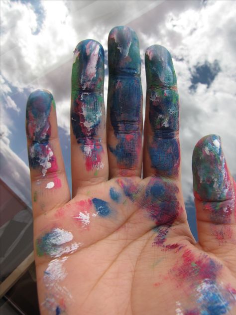 Katie Forbes, Stained Hands, Studio Aesthetics, Iris Goddess, Artsy Vibe, Rachel Elizabeth Dare, Boho Art Drawings, Paint Paint, Finger Painting