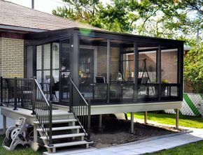 Solarium Room, Screened Porch Designs, Patio Deck Designs, Sunroom Designs, Mobile Home Porch, Enclosed Patio, Deck Designs Backyard, Screened In Patio, Backyard Porch