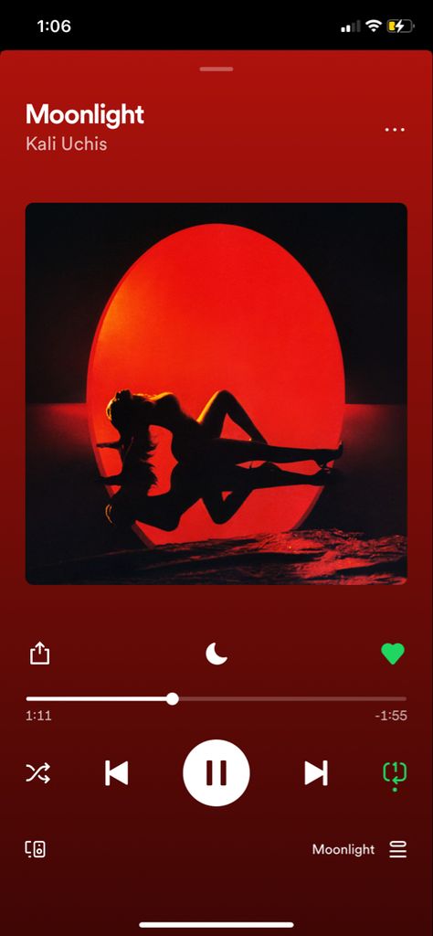 Kali Uchis Aesthetic Moonlight, Moonlight Kali Uchis Spotify, Moonlight Spotify, Kali Uchis Moonlight, Moonlight Kali Uchis, Moonlight Song, Feminine Girl, Light Feminine, Fav Music