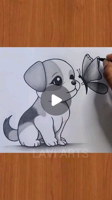 118K likes, 288 comments - laviarts_ on June 7, 2024: "#drawing #easy #dog #butterfly #cute #love #sketch #art #viral #draw #beautiful #fyp #bff #friends". Cute Fishes Drawing, Cute Sketches Of Animals, Quick Easy Sketches To Draw, Drawing Of Dogs Easy, Drawing Cute Easy Doodles, Easy And Beautiful Drawings, How To Draw An Animal, Simple Beautiful Drawings, Cute Dog Drawing Sketches