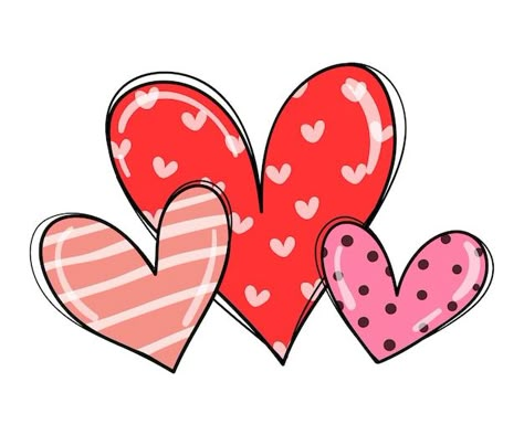 Valentines Day Images Free, Heart Pattern Design, Valentine Vector, Hearts Clipart, Valentine's Day Illustration, Heart Clip Art, Valentine Picture, Valentines Day Clipart, Day Illustration