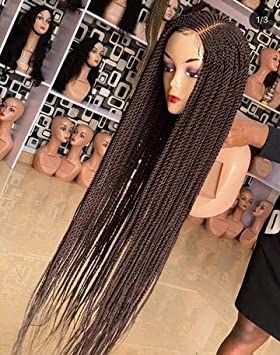 L'afrihair Senegalese Twist Coffee Brown Hand Made Hair Extensions Wig Style 100% Synthetic Kanekalon Fiber Lace Front Wigs For Black Women Color Multi-Color Waist Length (24″-26″) Wigs For Black Women Color, Brown Hand, Senegalese Twist, Human Hair Lace Wigs, Hair Density, Full Wigs, Box Braids Hairstyles, Coffee Brown, Wig Styles