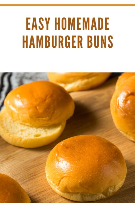 Homemade Burger Buns, Burger Buns Recipe, Hamburger Bun Recipe, Homemade Hamburger Buns, Homemade Buns, Homemade Hamburger, Homemade Hamburgers, Homemade Burgers, Bread Bun