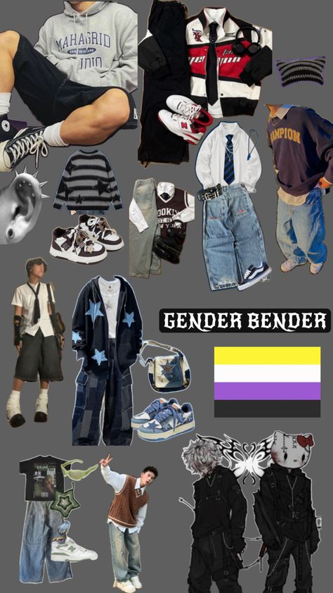 Gender neutral inspo, masculine and feminine coming soon Feminine In A Masculine Way, Gender Neutral Outfits, Feminine Outfits, Neutral Outfits, Masculine And Feminine, Gender Neutral Clothes, Feminine Outfit, Coming Soon, Winter Outfits