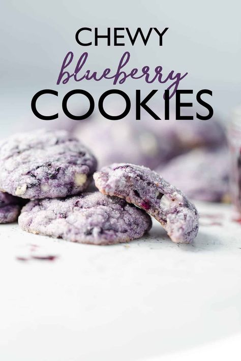 Purple Colored Desserts, Purple Food Recipes, Purple Desserts Ideas, Sabbat Recipes, Purple Baking, Cookies Blueberry, Purple Foods, Blackberry Cookies, Purple Cookies