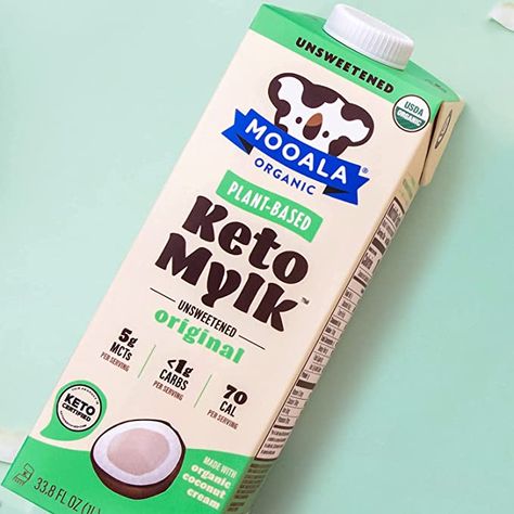 AmazonSmile: Mooala – Organic Original Keto Mylk, 1L (Pack of 6) – Shelf-Stable, Non-Dairy, Gluten-Free, Soy-Free, Plant-Based Milk With < 1g Carb per Serving Yogurt Design, Glass Shelves Decor, Gluten Free Plant Based, Milk Brands, Shelves Decor, Yogurt Drink, Milk Packaging, Yogurt Drinks, Milk Box