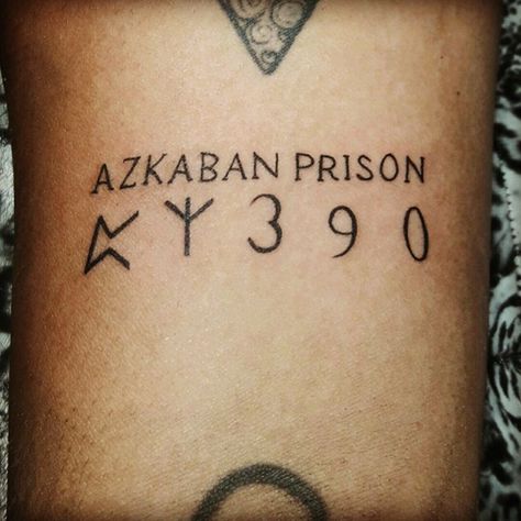 I did my waiting!! Twelve years of it!! Azkaban Tattoo, Sirius Black Azkaban, Sirius Black Tattoo, Black Tattoo, Sirius Black, Piercing Tattoo, Doodle Drawings, Black Tattoos, Simple Tattoos