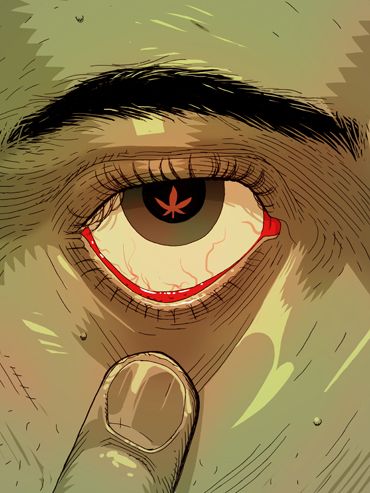 Asaf Hanuka An Eye, Red, Anime