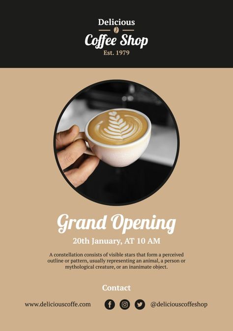 Cafe Opening Invitation, Coffee Shop Grand Opening, Shop Grand Opening, Opening Invitation, Grand Opening Invitations, Coffee Png, Coffee Photos, Cafe Interior Design, Cafe Interior