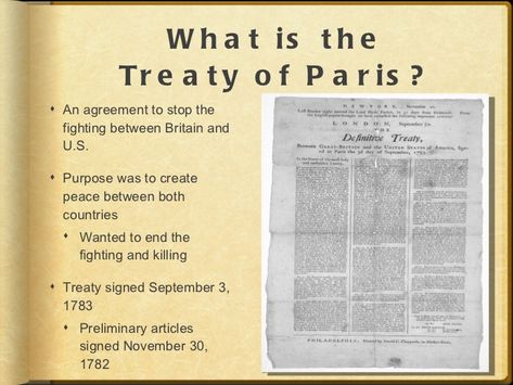 Treaty of Paris Treaty Of Paris, Homeschool Social Studies, Vacation Club, History Class, School Help, Us History, Many Faces, Grade School, Chapter 1