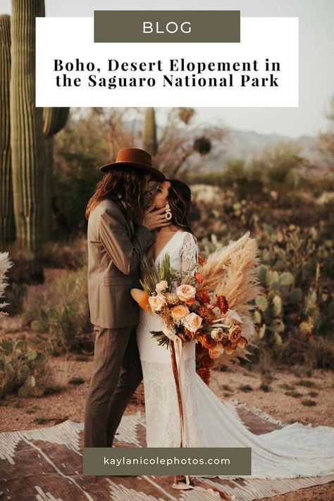 Boho, Desert Elopement in the Saguaro National Park || Tucson, AZ — Kayla Nicole Photography - Florida Wedding Photographer Floral Pillars, Desert Weddings, Candlelit Table, Tucson Wedding, Saguaro National Park, Boho Desert, Desert Elopement, Desert Fashion, National Park Wedding