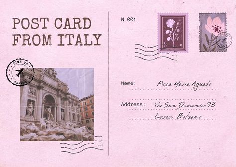 📬 Postcard from Italy 🇮🇹 Exploring the charm of Rome, one stamp at a time. This design captures the timeless elegance of Italian architecture and the joy of travel. 🌍✈️ Would you like a custom postcard like this for your brand or travels? Let’s bring your ideas to life! #TravelDesign #PostcardArt #ItalyPostcard #RomeVibes #GraphicDesign #TravelInspired #DesignerLife #CustomDesigns #MinimalDesign #CreativeStudio Rome Postcard, Italian Postcard, Italy Postcard, Postcards From Italy, Italian Architecture, Custom Postcards, Postcard Art, Travel Design, Travel Inspired