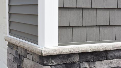 J-Quick Corner Trim | AZEK Exteriors Exterior Corner Trim Ideas, Exterior Corner Trim, House Trim Exterior, Corner Trim, Siding Trim, Types Of Siding, Hardie Siding, Trim Board, House Trim