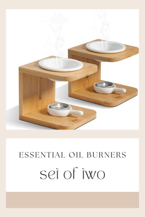 ComSaf Essential Oil Burners Set of 2, Ceramic Scented Wax Melt Warmer with Tealight Candle Holder Decorative Aromatherapy Burner for Home Office Birthday Wedding Gift #oilburner #aromatherapy #essential oil Candle Crafts, Essential Oil Burner, Candle Crafts Diy, Office Birthday, Wax Melt Warmer, Tealight Candle Holder, Wooden Candle, Persian Art, Wax Melters