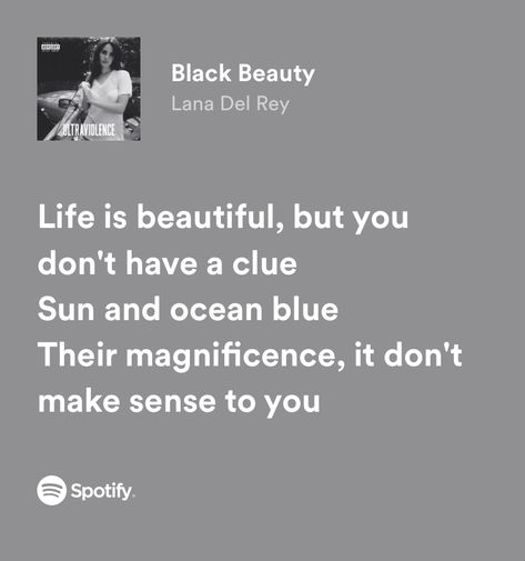 Lana Best Lyrics, Black Beauty Lyrics, Lana Lyrics, Writing Songs Inspiration, Lana Del Rey Quotes, Lana Del Rey Lyrics, Bts Lyrics Quotes, Inspirational Songs, Me Too Lyrics