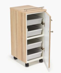 Salon Storage Ideas, Hairdressing Trolley, Makeup Trolley, Pet Store Ideas, Salon Trolley, Baby Furniture Sets, Black Tray, White Tray, Spa Interior