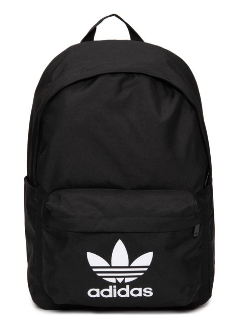 Mochila Masculina Ac Classic, Adidas Originals.A mochila preta é produzida em lona. A peça possui compartimento interno com divisória, bolsos laterais, bolso frontal, estampa frontal com nome e logo da marca, alça de mão em gorgurão, alças de ombros acolchoadas e ajustáveis, acabamento pespontado e fechamento superior por zíper. SKU: GD4556_BLACKMaterial: LonaCor: BLACKMarca: Adidas Originals Mochila Adidas, Men Backpack, Classic Adidas, Fabric Logo, Unisex Backpack, E Logo, Men's Backpack, Fanny Pack, Adidas Originals