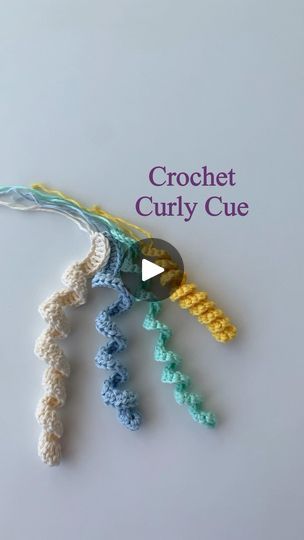 276K views · 1.1K reactions | ✨ Crochet Curly Cues ✨ are fun, spiral-shaped elements that can add a playful and decorative touch to various crochet projects.   Here are some creative ways to use Crochet Curly Cues:  1. Amigurumi and Toys Tails and Tentacles: Add curly cues as tails for animals or tentacles for sea creatures. Hair and Manes: Use curly cues for doll hair or manes on animals like horses and unicorns.  2. Home Décor Garlands and Decorations: String together multiple curly cues to create festive garlands or decorations for holidays and parties. Pillow Embellishments: Attach curly cues to pillows for a whimsical, textured look.  3. Clothing and Accessories Hats and Beanies: Decorate hats and beanies with curly cues for a fun, unique look. Hair Accessories: Attach curly cues to h How To Crochet A Curly Cue, How To Crochet Curly Hair, Crochet Curly Cues, Crochet Tentacles, Stitch Videos, 2024 Crochet, Mermaid Hair Accessories, Crochet Sea Creatures, Spiral Crochet