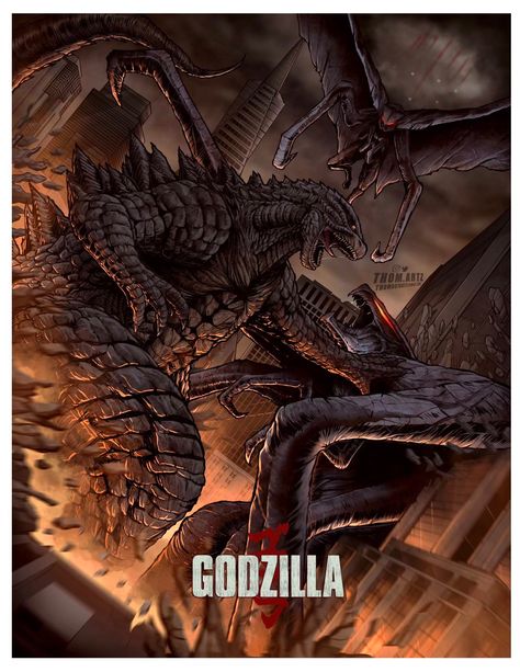 Godzilla Art, Carnage Marvel, Godzilla Monsters, King Kong Art, Kong Godzilla, King Kong Vs Godzilla, Godzilla Comics, Godzilla 2014, Godzilla Wallpaper