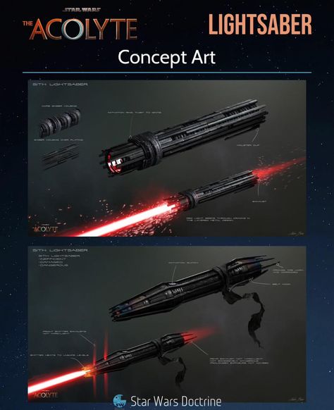 Lightsaber Hilt Design Art, Lightsaber Concept Art, Star Wars Lightsaber, Lightsaber Hilt Concept Art, 7 Forms Of Lightsaber Combat, Curved Hilt Lightsaber, Prequel Memes, Sith Lord, Star Wars Light Saber